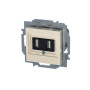 ABB Levit Слоновая кость USB зарядка 2-ая