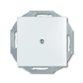 ABB Basic 55 Альп. белый Заглушка с суппортом
