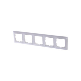 ABB Basic 55 Альп. белый Рамка 5-ая