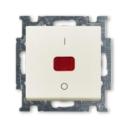 ABB Basic 55 Сл. кость Выключатель 1-клавишный 2-полюсный, 20A