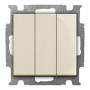 ABB Basic 55 Сл. кость Выключатель 3-клавишный, 16А