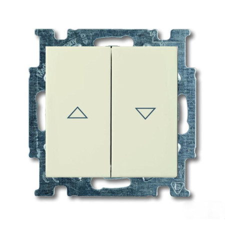 ABB Basic 55 Сл. кость Выключатель жалюзийный кнопочный