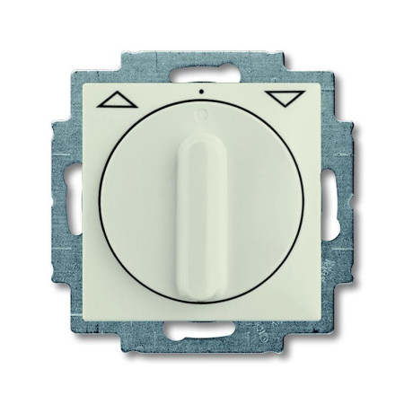 ABB Basic 55 Шале (белый) Выключатель жалюзийный поворотный с фиксацией