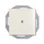 ABB Basic 55 Шале (белый) Заглушка с суппортом
