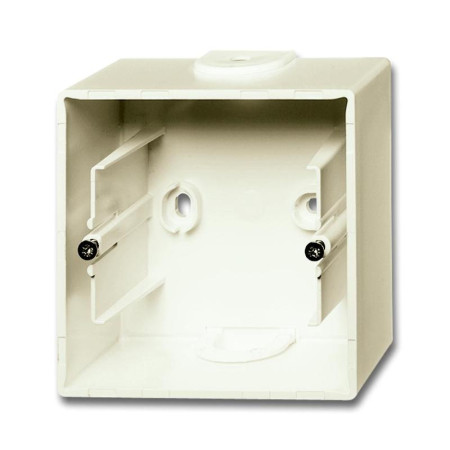 ABB Basic 55 Шале (белый) Коробка для открытого монтажа, 1-постовая