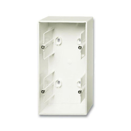 ABB Basic 55 Шале (белый) Коробка для открытого монтажа, 2-постовая