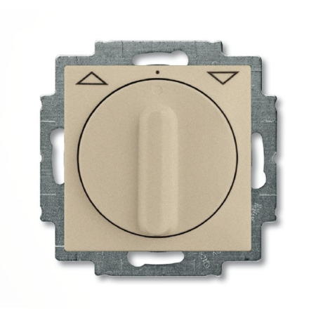 ABB Basic 55 Шампань Выключатель жалюзийный поворотный без фиксации