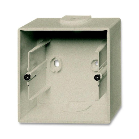ABB Basic 55 Шампань Коробка для открытого монтажа, 1-постовая
