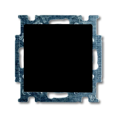ABB Basic 55 Шато (чёрный) Выключатель перекрёстный 1-клавишный