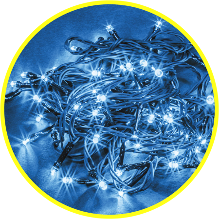 Гирлянда световая  NGF-S01-100B-10-11.5m-230-C8-G-IP20