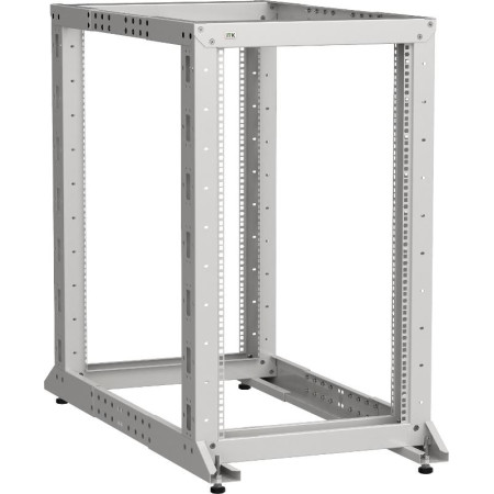 ITK LINEA F Стойка 2-рамная 37U 600х600-1000мм серая
