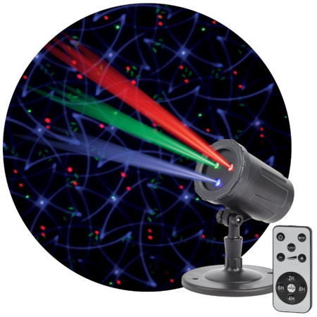 Проектор Laser Калейдоскоп,  ENIOP-05  , IP44, 220В (12/252)
