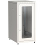 ITK Шкаф LINEA E 27U 600x800мм с щет. ввод. стекл. дв. сер.