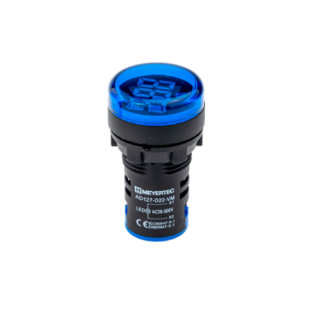 Индикатор напряжения, 20-500V AC, синий MT22-VM6