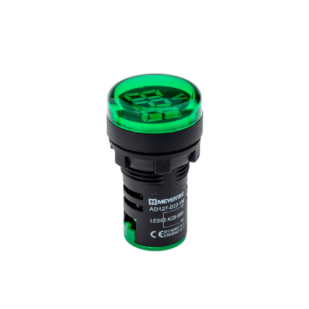 Индикатор напряжения, 20-500V AC, зеленый MT22-VM3