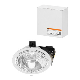 Светильник встраиваемый под лампу ЛВО 01 Downlight 20Вт КЛЛ Е27 IP20