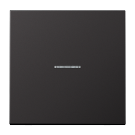 Клавиша для KNX кнопки, 1 группа, с окошком металл дарк