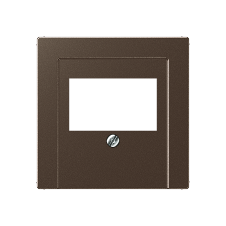 Крышка для ТАЕ и USB розеток, фиксация винтом дюропласт мокко A500