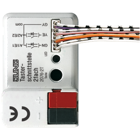 KNX/EIB-бинарный вход, 2 канала KNX