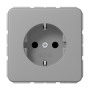 Штепсельная розетка SCHUKO 16A 250V~ серая
