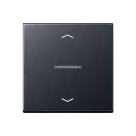 Клавиша для KNX кнопки, 1 группа, с окошком, символы стрелки термопласт матовый антрацит