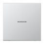 Клавиша для KNX кнопки, 1 группа, с окошком металл алюминий