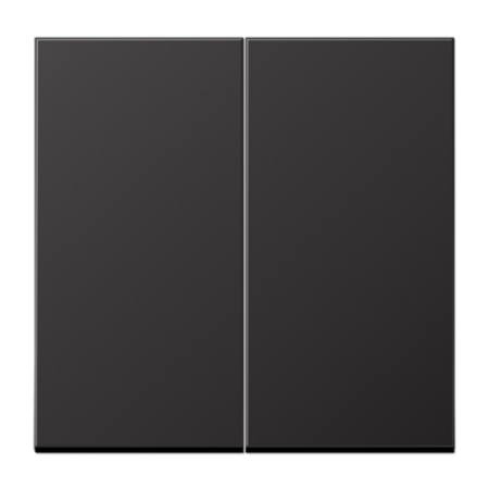 Клавиша для KNX кнопки, 2 группы металл дарк