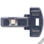 Лампа LED для выключателей 110-250 V, 1.1 mA, зеленая