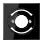 Крышка для держателя лампы 938-10U и 938-14U чёрная