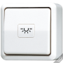 Кнопка 10A 250V ~  для накладного монтажа