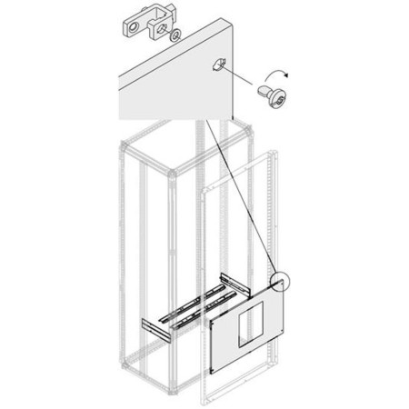 Комплект E1.2 3/4P FIX . блок. W800мм