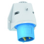 Вилка настенная 32A 3p 230V 6h IP44 Quick Connect размер 92x94 I 24402-Bals I Bals
