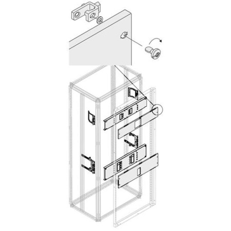 Комплект T5 4P FIX+RCD 400A W800мм