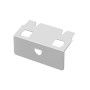 Суппорт для монтажа 2хRJ45, тип B, для лючка UDHOME2, нержавеющая сталь