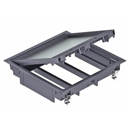 Лючок GES9 U для установки 12xModul45 (полиамид, черный)