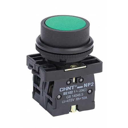 Кнопка управления NP2-BA3311 с маркировкой, 1НО IP40