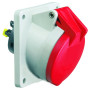 Розетка встраиваемая 16A 5р(3P+N+PE) 6h 400V IP54,75х75 Quick-Connect I 12961-Bals I Bals