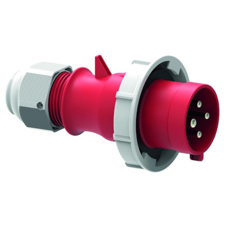 Вилка кабельная 32A 4p 3h 380+440V IP67 (реф) I 210824-Bals I Bals