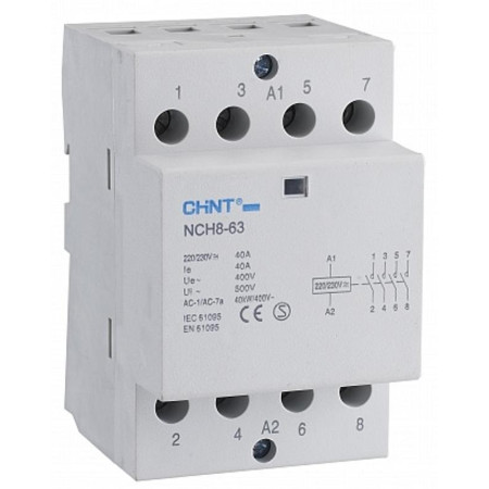 Контактор модульный NCH8-20/22 20A 2НЗ+2НО AC220/230В, 50Гц (R)