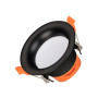 Светильник MS-BLIZZARD-BUILT-R90-6W Warm3000 (BK, 100 deg, 230V) ( IP20 Металл, 3 года)
