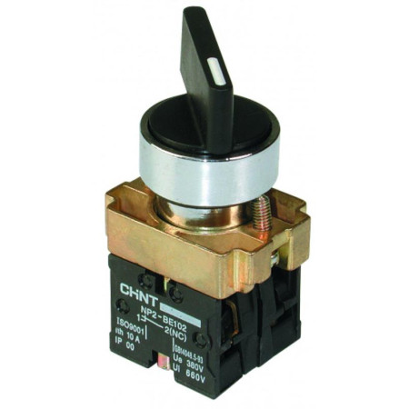 Переключатель NP2-BJ21, 2 положения с фиксацией, 1НО IP40