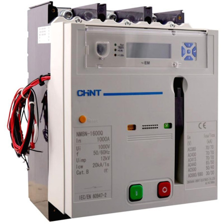 Выключатель автоматический NM8N-1600Q EM 3P 1250А 70кА с электр. расцепителем, LCD, МП 400AC (R)