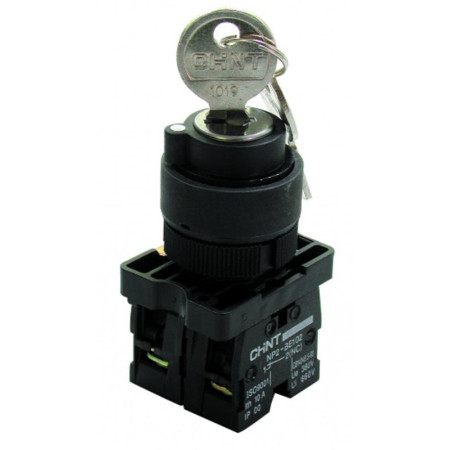 Переключатель NP2-EG21, 2 положения с фиксацией, 1НО IP40