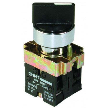 Переключатель NP2-BD33, 3 положения с фиксацией, 2НО IP40