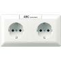 SCHUKO®-розетка для кабельных каналов 16 A / 250 B ~