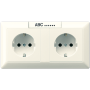 SCHUKO®-розетка для кабельных каналов 16 A / 250 B ~