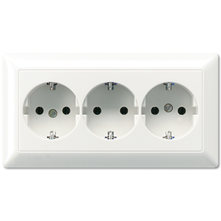 SCHUKO®-розетка для кабельных каналов 16 A / 250 B ~