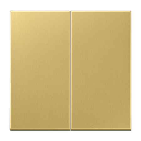 Клавиша для KNX кнопки, 2 группы металл латунь Classic
