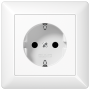 SCHUKO®-розетка 16 A / 250 B ~