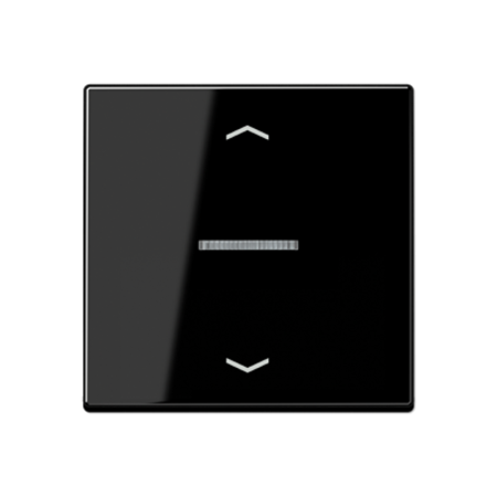 Клавиша для KNX кнопки, 1 группа, с окошком, символы стрелки дюропласт черный